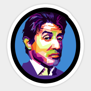 Sylvester stallone pop art Sticker